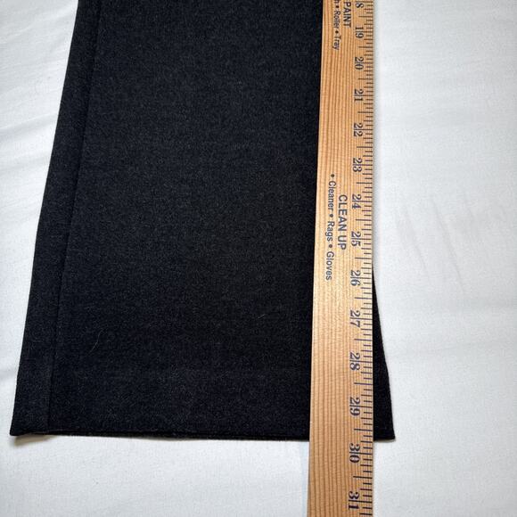 Express Boot Cut High Rise Pull On Dark Charcoal Gray Pants Career Large NWOT - Picture 8 of 11